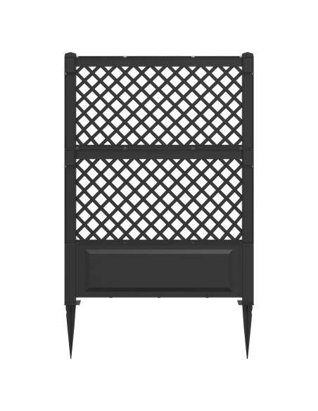 Trellis con Punta Antracite 99 x 6 x 165 cm PP