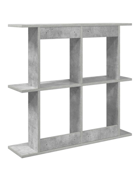 Scaffale da parete A parete Grigio 100 x 20 x 75 cm