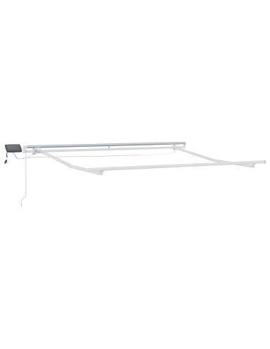 Tenda Retrattile Grigio chiaro e bianco 500 × 350 cm