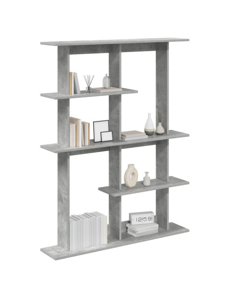 Unità di Mensole da Parete Grigio 102 x 20 x 130 cm