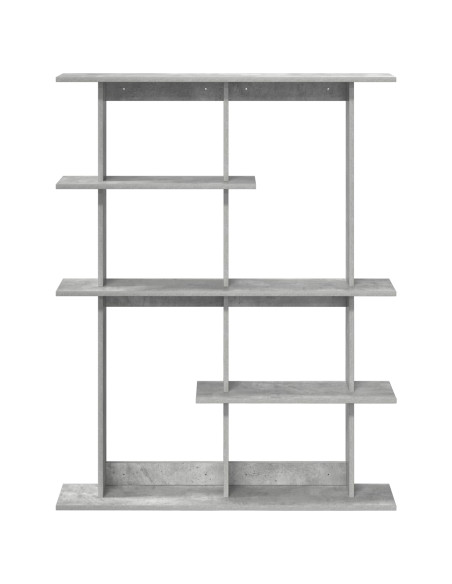 Unità di Mensole da Parete Grigio 102 x 20 x 130 cm