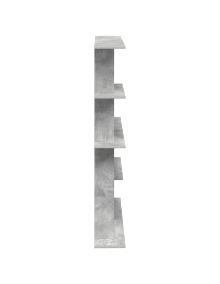 Unità di Mensole da Parete Grigio 102 x 20 x 130 cm