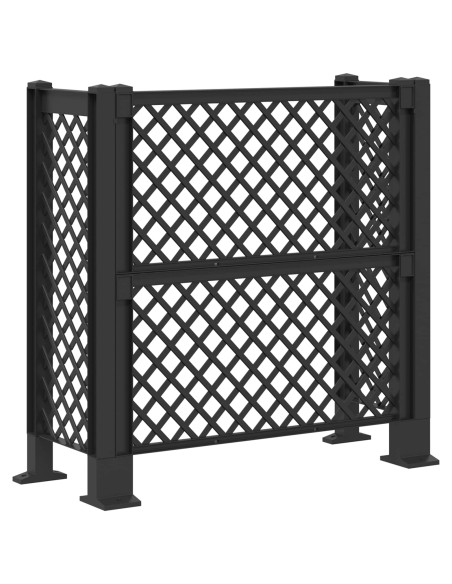 Trellis per Cestino Antracite 123 x 47 x 114 cm PP
