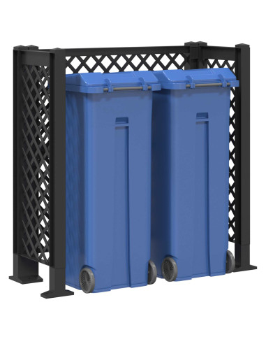 Trellis per Cestino Antracite 123 x 47 x 114 cm PP