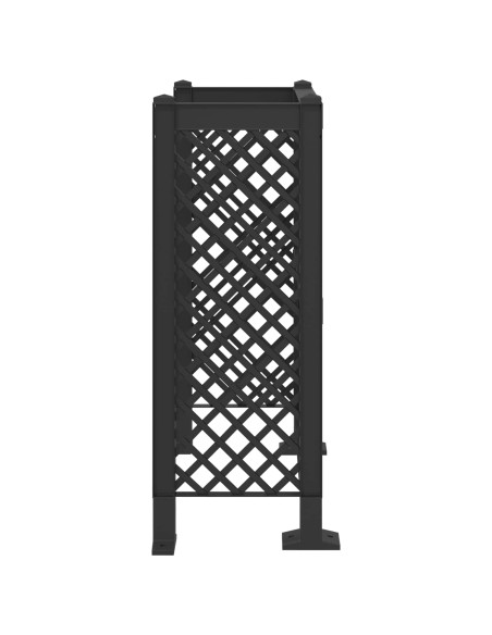 Trellis per Cestino Antracite 123 x 47 x 114 cm PP