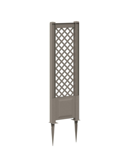 Trellis con Punta Grigio 43 x 6 x 165 cm PP