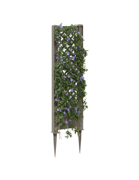 Trellis con Punta Grigio 43 x 6 x 165 cm PP