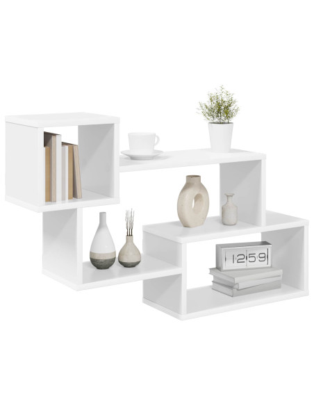 Mensola sospesa A parete Bianco 87 x 20 x 55 cm
