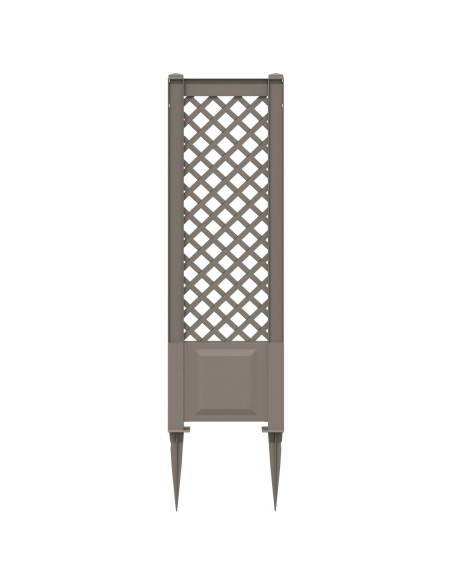Trellis con Punta Grigio 43 x 6 x 165 cm PP