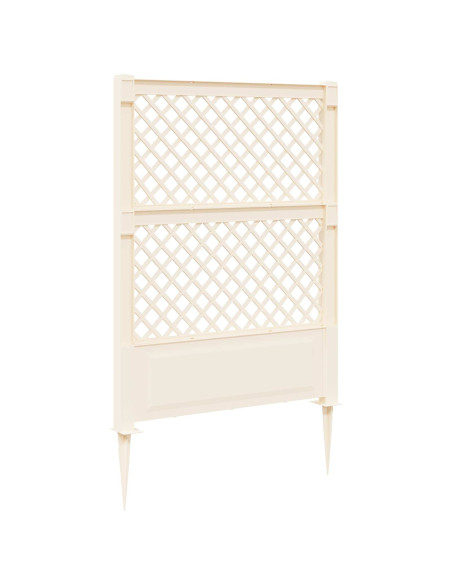 Trellis con Punta Bianco 99 x 6 x 165 cm PP
