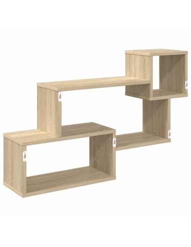 Mensola sospesa A parete Marrone 87 x 20 x 55 cm