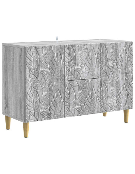 Credenza Sonoma grigio 89 x 34,5 x 60 cm Legno ingegnerizzato