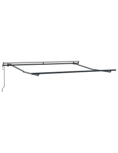 Tenda Retrattile Sabbia 500 × 350 cm Tessuto e Alluminio 2