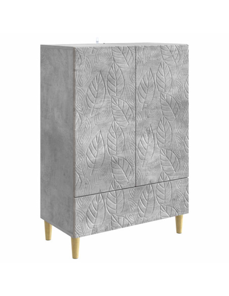 Credenza Grigio Cemento 66 x 34,5 x 95 cm Legno ingegnerizzato