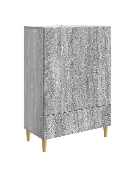 Credenza Sonoma grigio 66 x 34,5 x 95 cm Legno ingegnerizzato