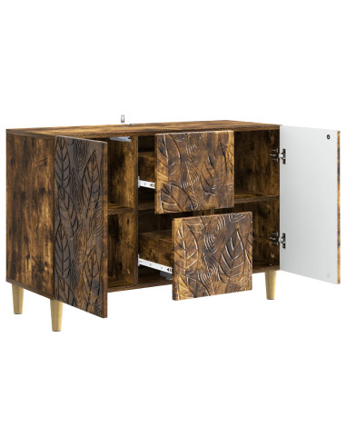 Credenza Rovere Fumo 89 x 34,5 x 60 cm Legno ingegnerizzato