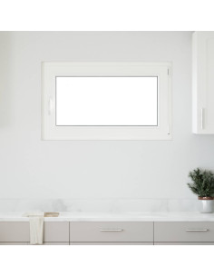 Finestra per Soffitta RISOR 100 x 60 cm PVC e Vetro Bianco