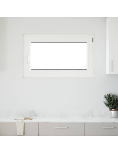 Finestra per Soffitta RISOR 100 x 60 cm PVC e Vetro Bianco