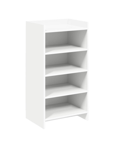Mobile per scarpe Bianco 48 x 36 x 92 cm Legno ingegnerizzato