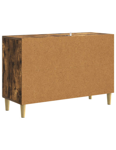 Credenza Rovere Fumo 89 x 34,5 x 60 cm Legno ingegnerizzato