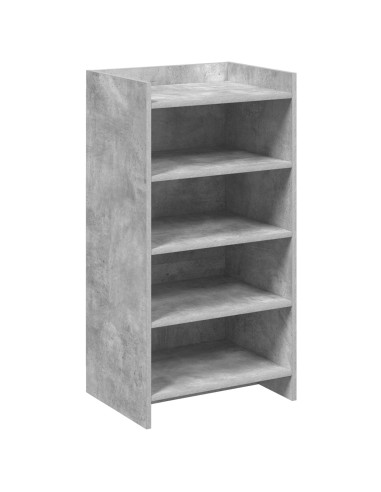Mobile per scarpe Grigio Cemento 48 x 36 x 92 cm