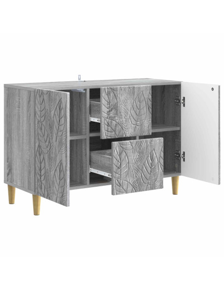 Credenza Sonoma grigio 89 x 34,5 x 60 cm Legno ingegnerizzato