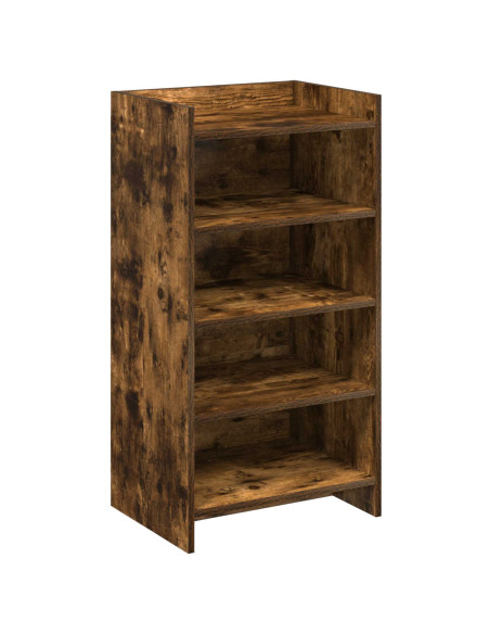 Mobile per scarpe con archiviazione Rovere Fumo 48 x 36 x 92 cm
