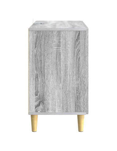 Credenza Sonoma grigio 89 x 34,5 x 60 cm Legno ingegnerizzato