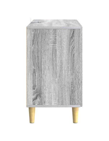Credenza Sonoma grigio 89 x 34,5 x 60 cm Legno ingegnerizzato