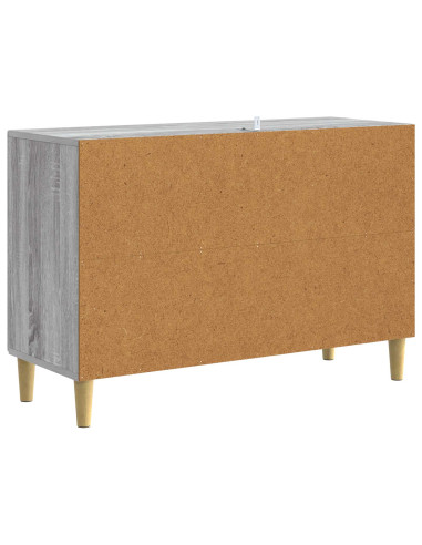 Credenza Sonoma grigio 89 x 34,5 x 60 cm Legno ingegnerizzato