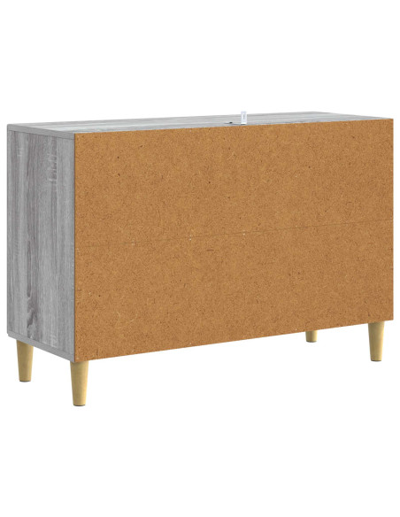 Credenza Sonoma grigio 89 x 34,5 x 60 cm Legno ingegnerizzato