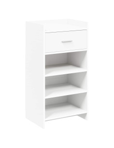 Mobile per scarpe Bianco 48 x 36 x 92 cm Legno ingegnerizzato