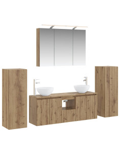 Set di mobili per il bagno 6 pcs Rovere Artigianale