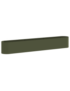 Letto rialzato da giardino Verde Oliva 280 x 40 x 40 cm