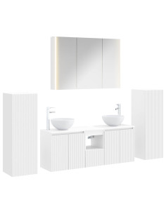 Set di mobili per il bagno 6 pcs Bianco