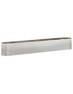 Letto rialzato da giardino Acciaio Inox 280 x 40 x 40 cm