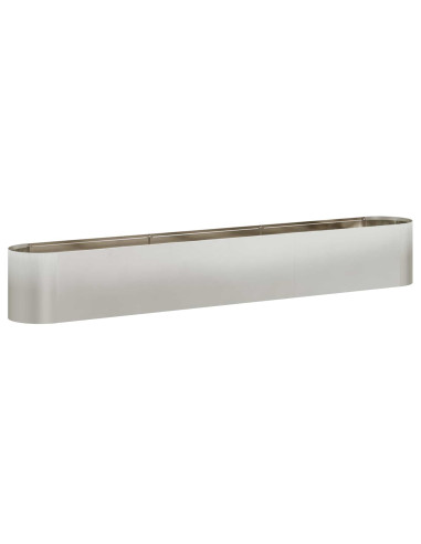 Letto rialzato da giardino Acciaio Inox 280 x 40 x 40 cm
