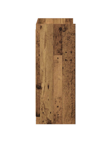 Mobile per scarpe con porta Legno antico 48 x 36 x 92 cm