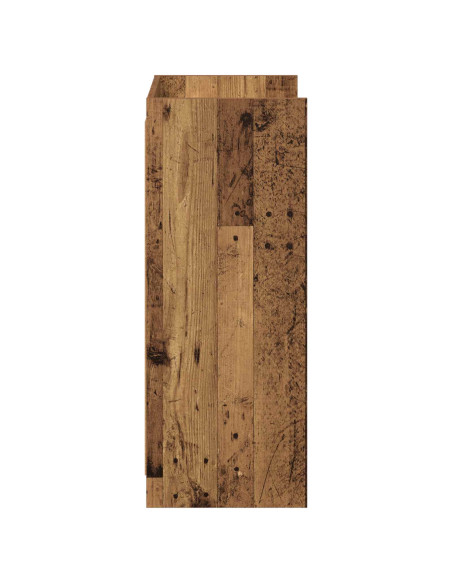 Mobile per scarpe con porta Legno antico 48 x 36 x 92 cm
