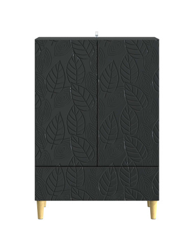 Credenza Nero 66 x 34,5 x 95 cm Legno ingegnerizzato