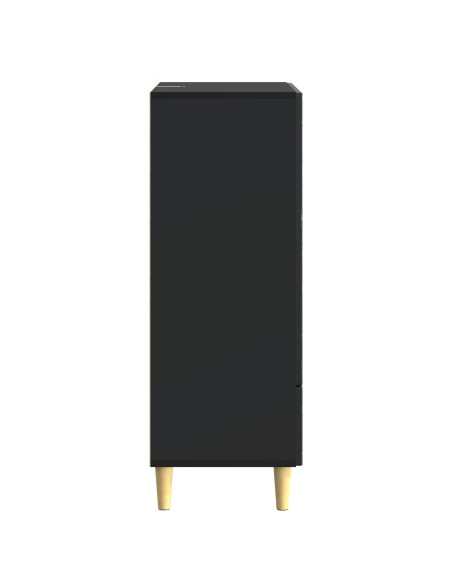Credenza Nero 66 x 34,5 x 95 cm Legno ingegnerizzato
