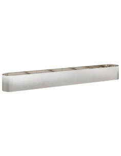Letto rialzato da giardino Acciaio Inox 360 x 40 x 40 cm