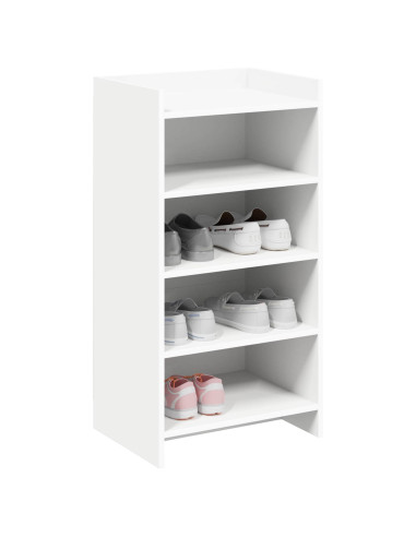 Mobile per scarpe Bianco 48 x 36 x 92 cm Legno ingegnerizzato