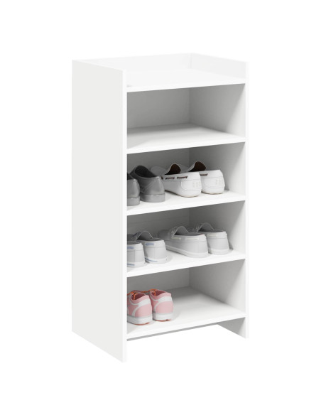 Mobile per scarpe Bianco 48 x 36 x 92 cm Legno ingegnerizzato