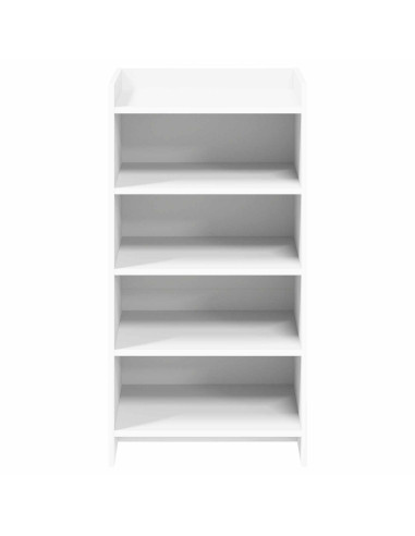 Mobile per scarpe Bianco 48 x 36 x 92 cm Legno ingegnerizzato