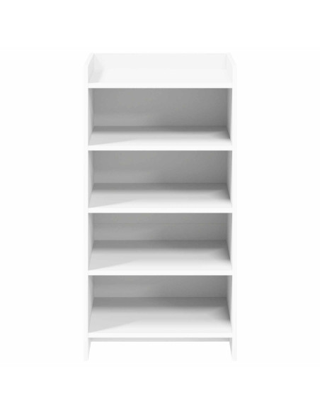 Mobile per scarpe Bianco 48 x 36 x 92 cm Legno ingegnerizzato