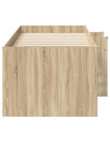 Letto Alto per Bambini 2 pcs Rovere Sonoma 98.5 x 200 cm