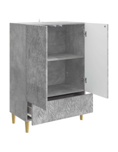 Credenza Grigio Cemento 66 x 34,5 x 95 cm Legno ingegnerizzato 2