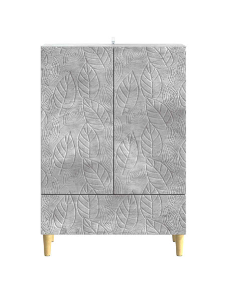 Credenza Grigio Cemento 66 x 34,5 x 95 cm Legno ingegnerizzato