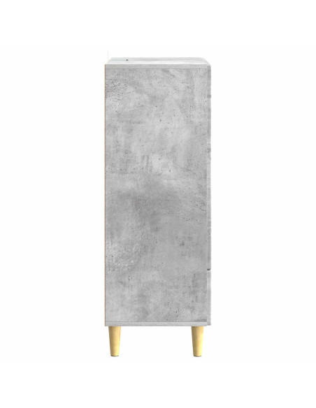 Credenza Grigio Cemento 66 x 34,5 x 95 cm Legno ingegnerizzato